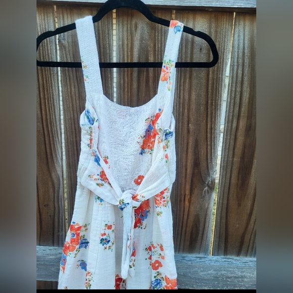 Anthropologie Ingalls Tie Waist Dress Cottagecore Summer Dress Size 2 - Picture 7 of 10